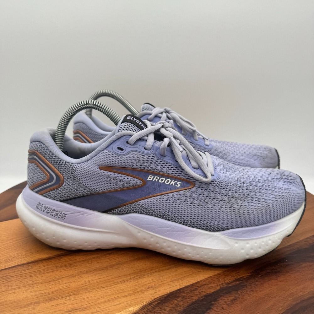 Brooks Glycerin 21 Women's Size 10.5 Running Shoes Lavender Athletic Sneakers